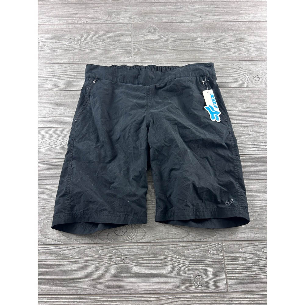 Fox Racing Mens Black Mountain Bike Shorts MTB Cycling Pockets 26137 Size L NWT